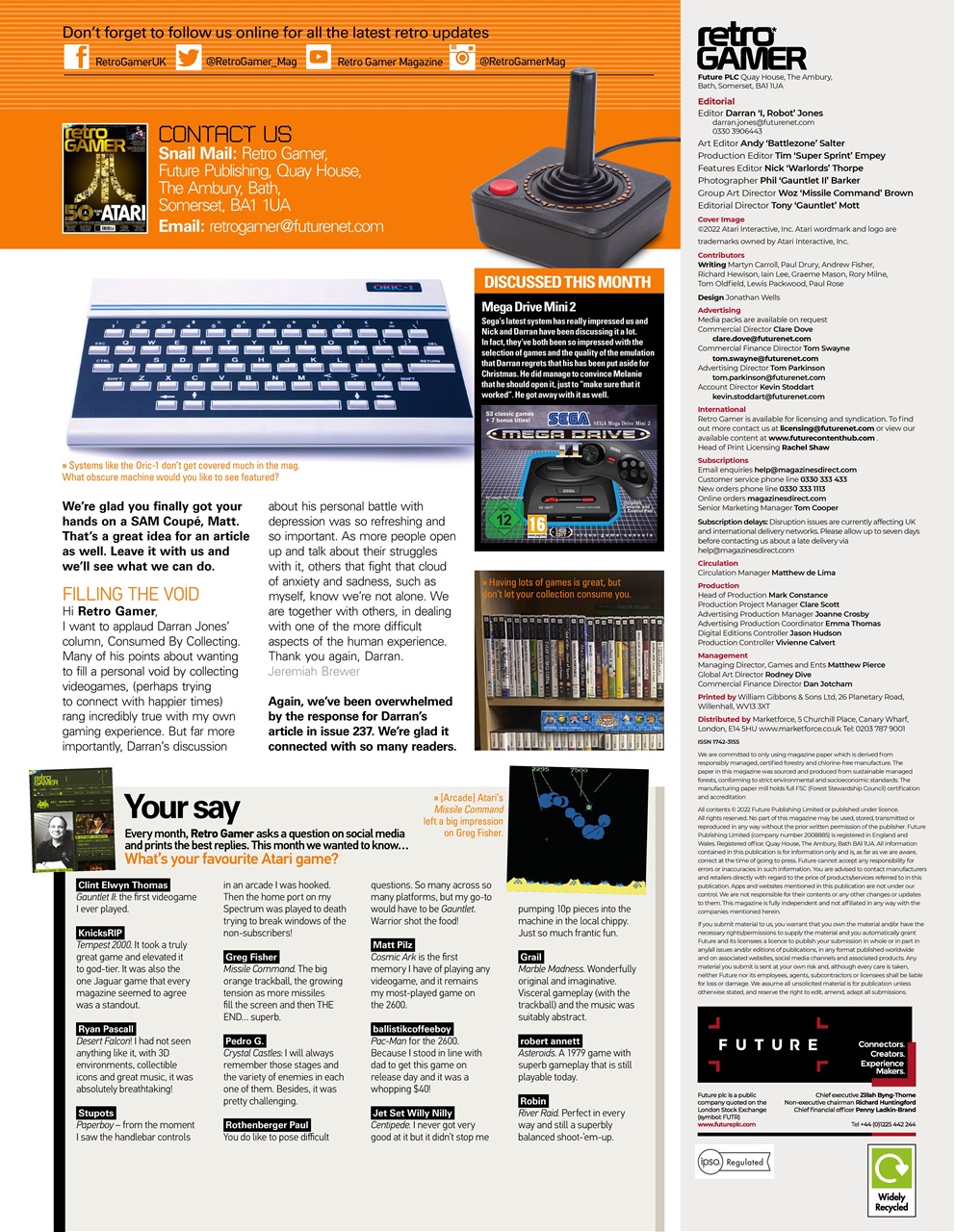 Retro Gamer Preview Pages
