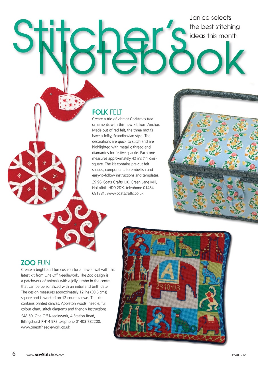 New Stitches Preview Pages