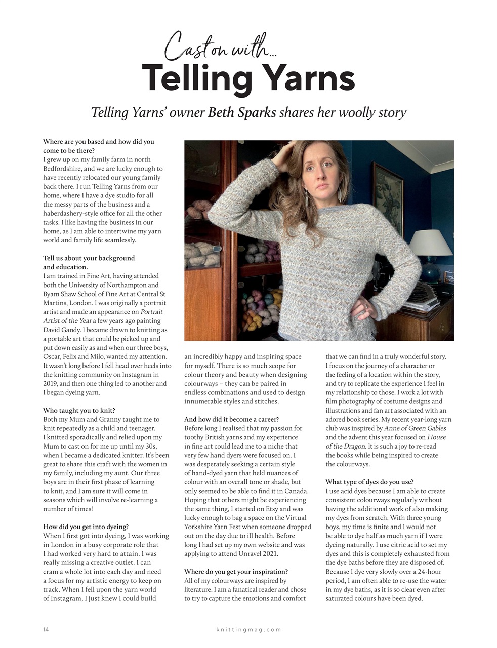 Knitting Preview Pages