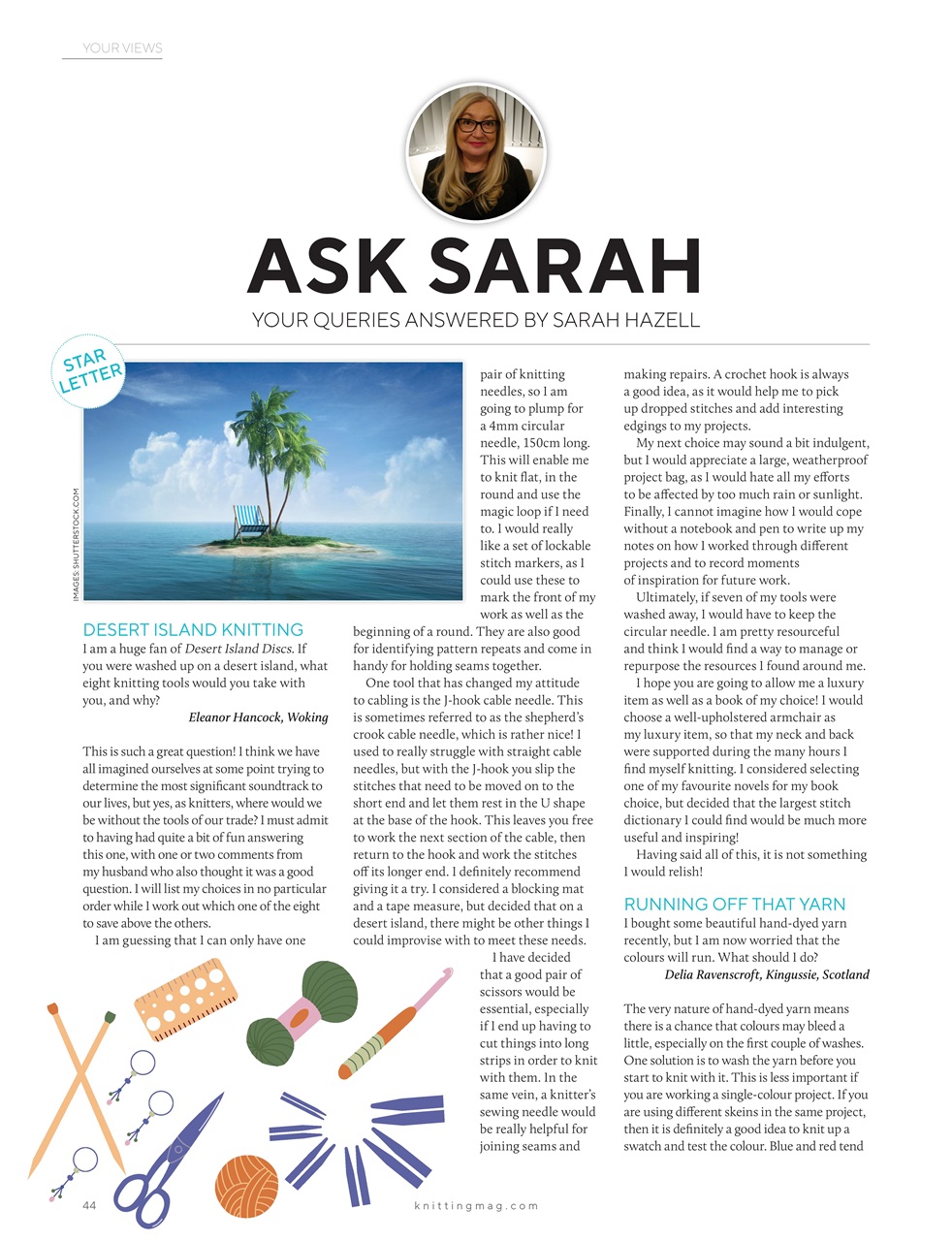 Knitting Preview Pages