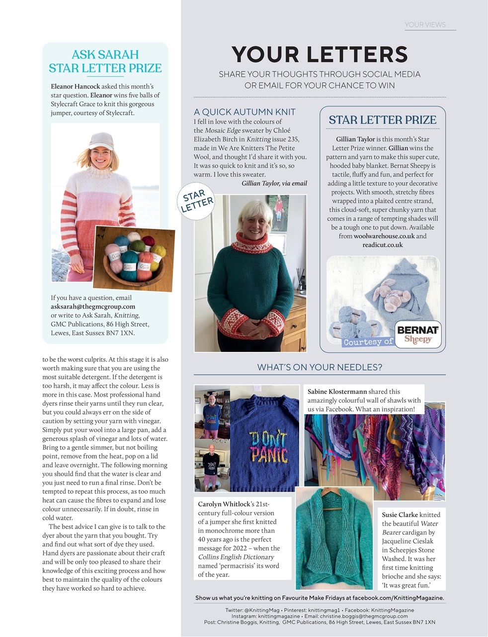 Knitting Preview Pages