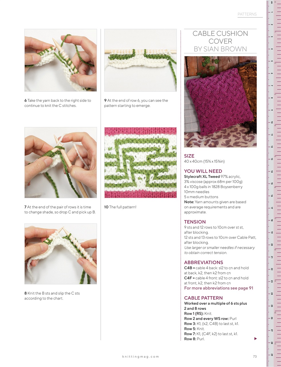 Knitting Preview Pages