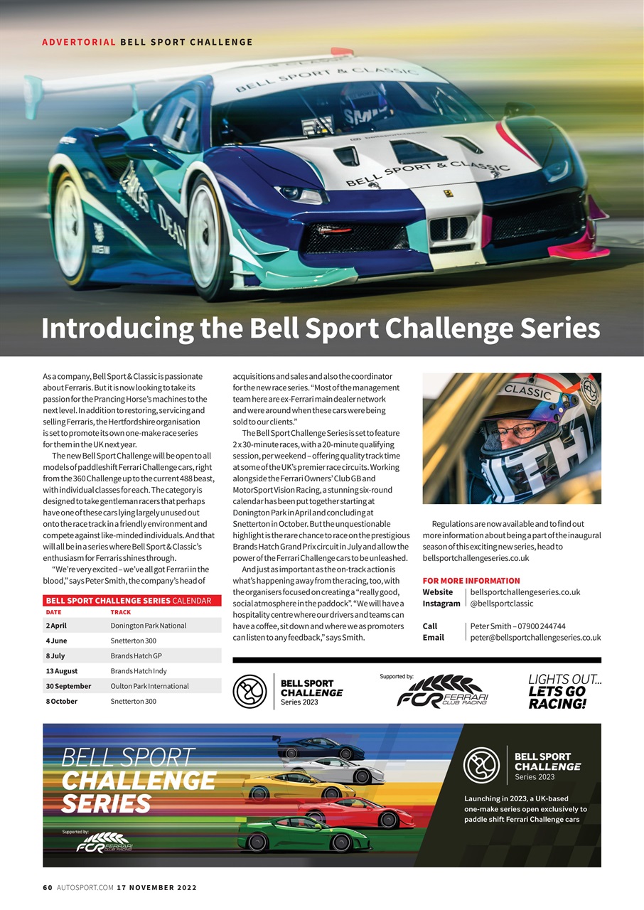 Autosport Preview Pages