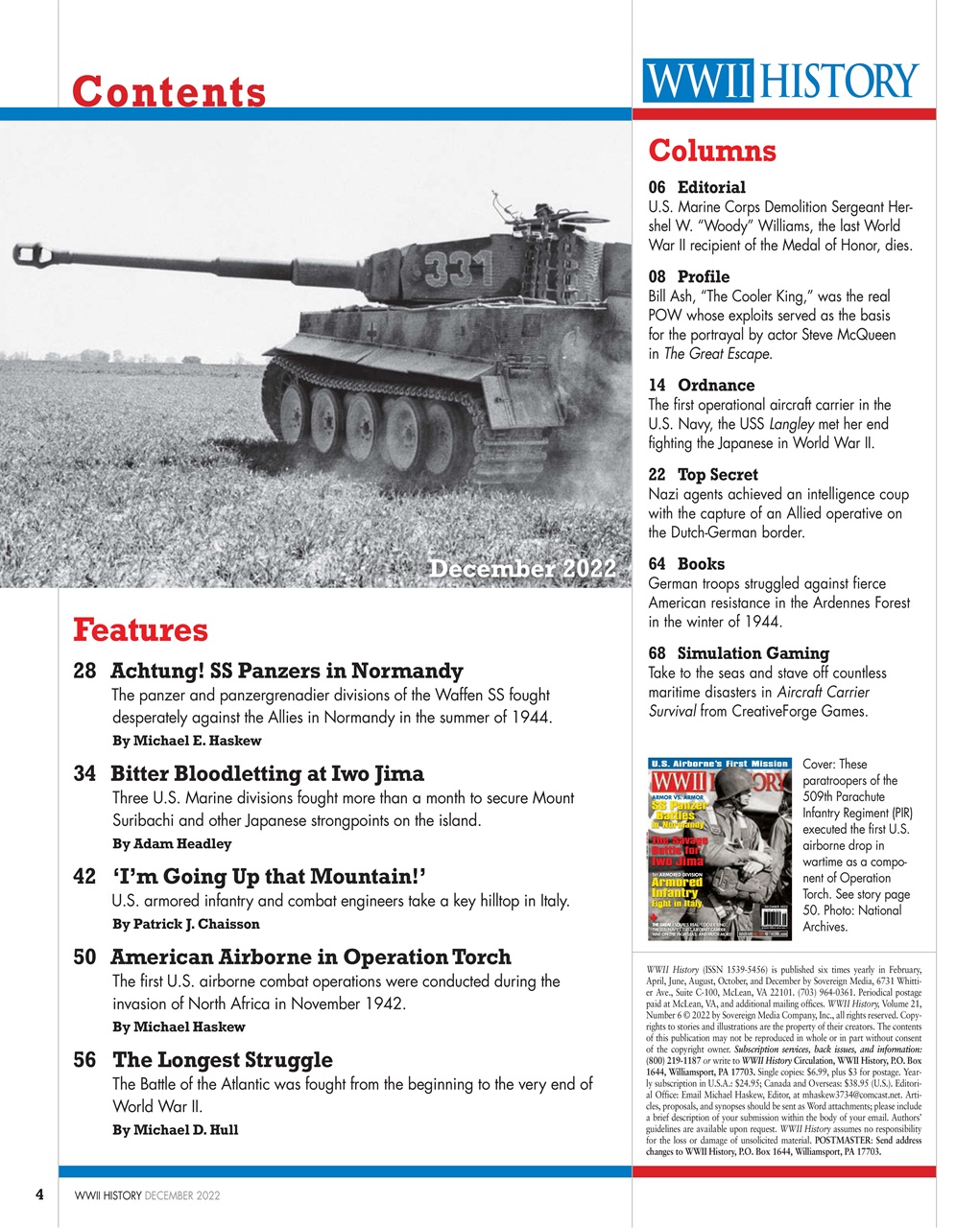 WW2 History Magazine Preview Pages