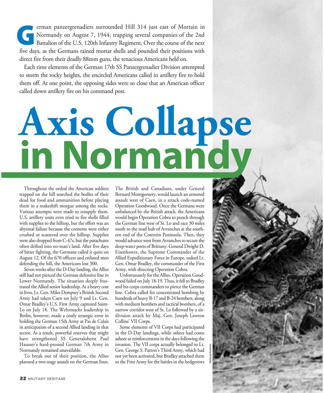 Military Heritage Preview Pages