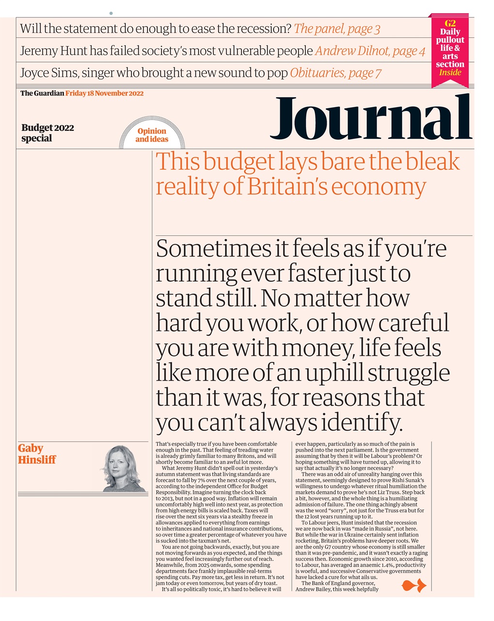 The Guardian Newspaper Preview Pages