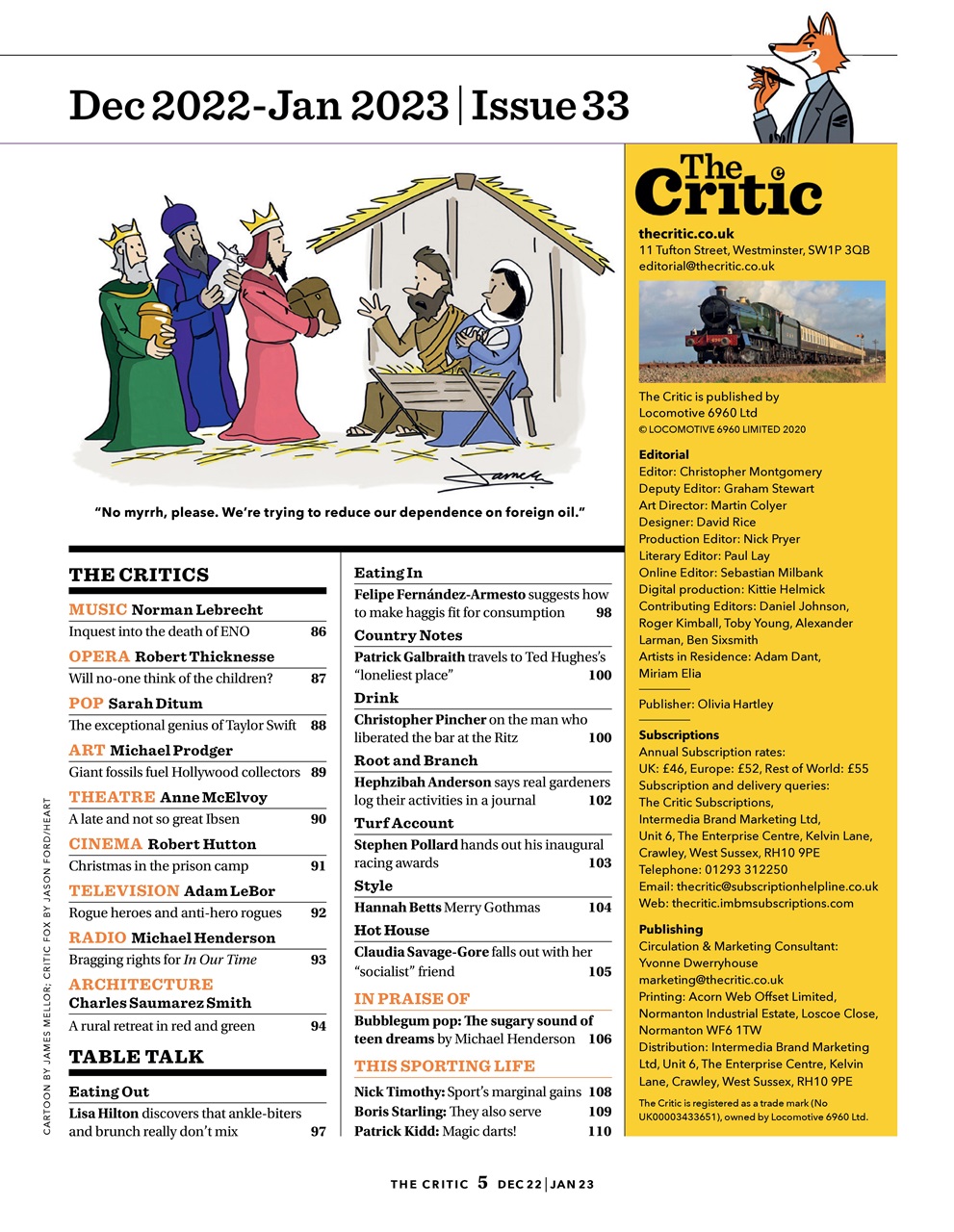 The Critic Preview Pages