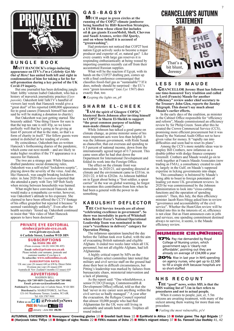 Private Eye Preview Pages