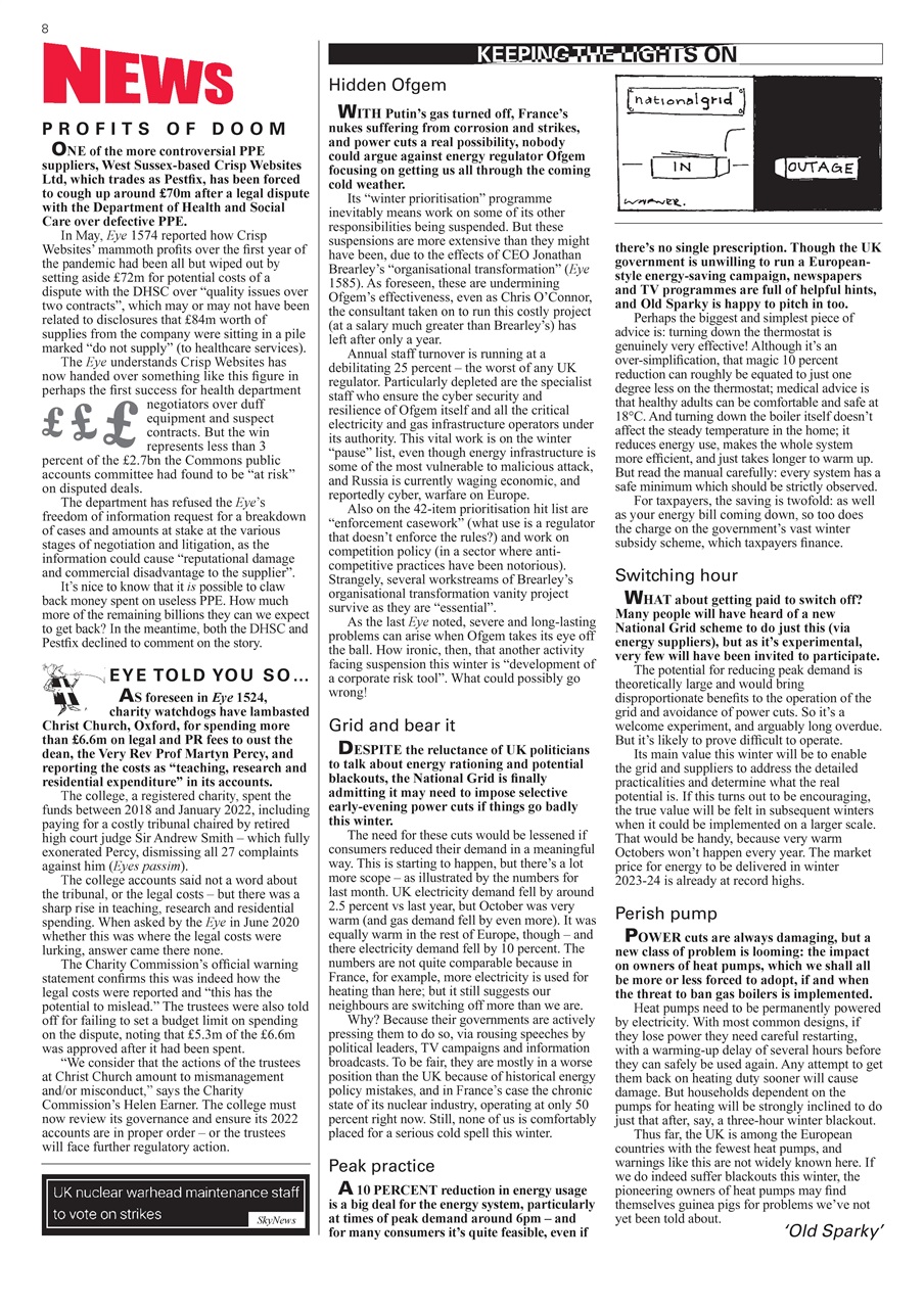 Private Eye Preview Pages