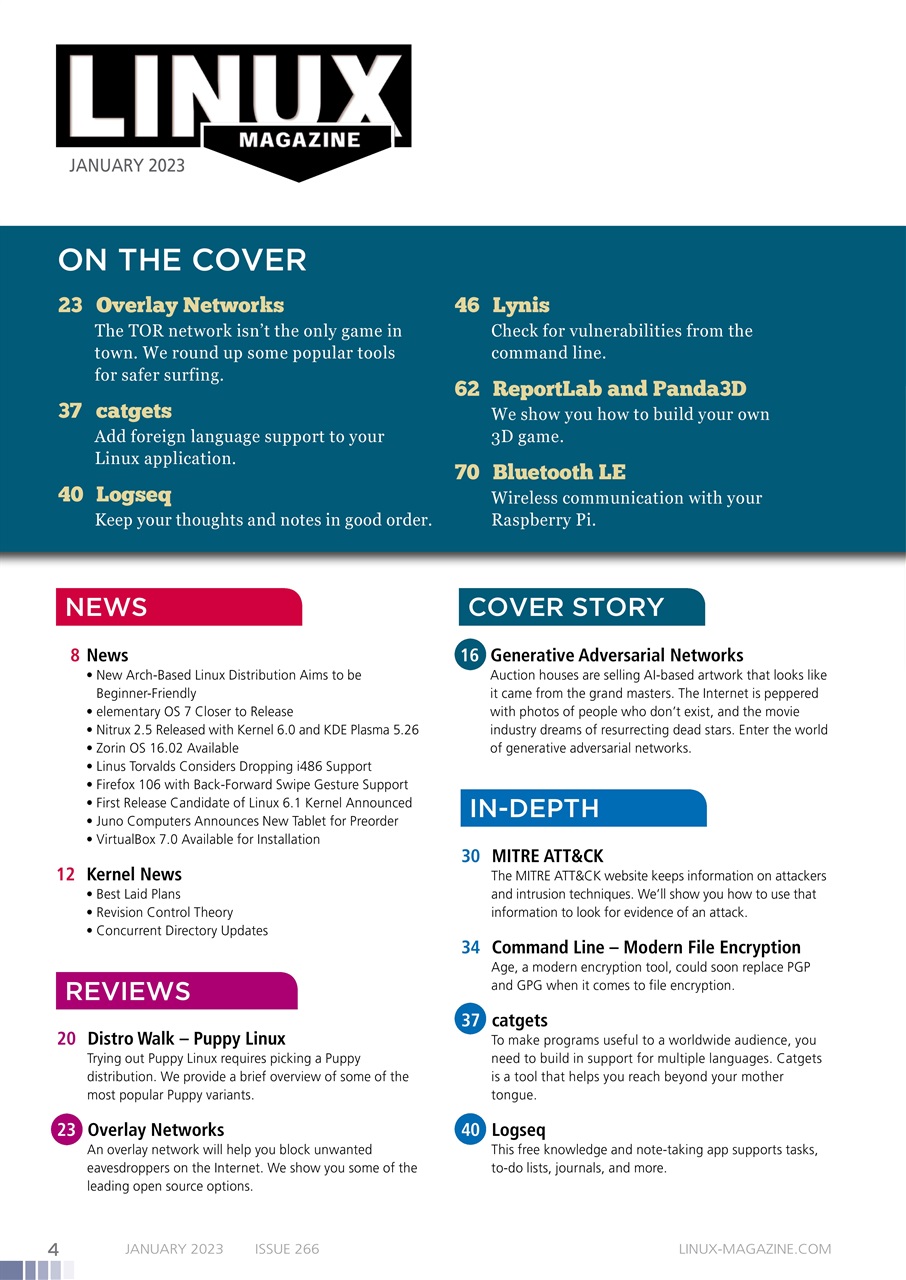 Linux Magazine Preview Pages