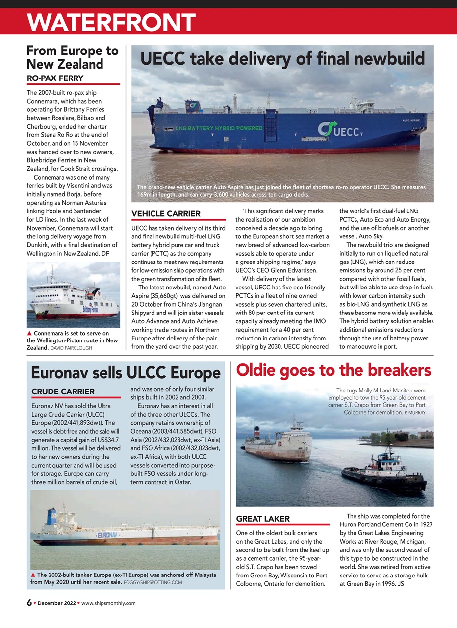 Ships Monthly Preview Pages