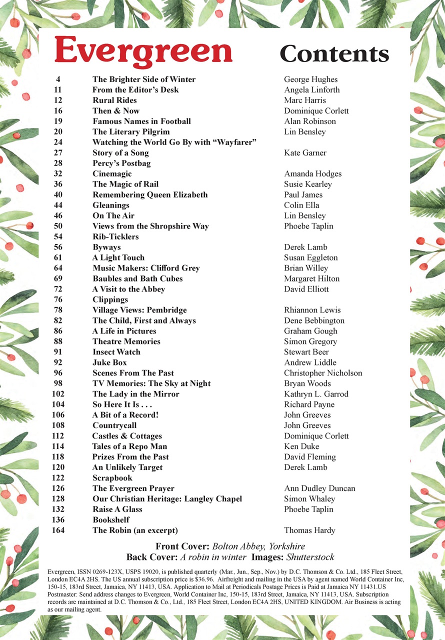 Evergreen Preview Pages