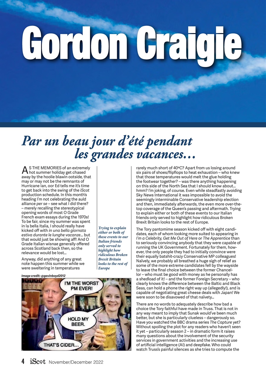 iScot Magazine Preview Pages