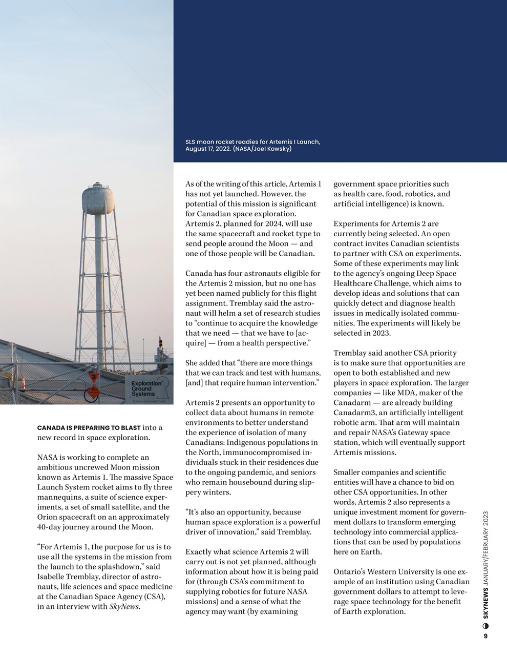 SkyNews Preview Pages