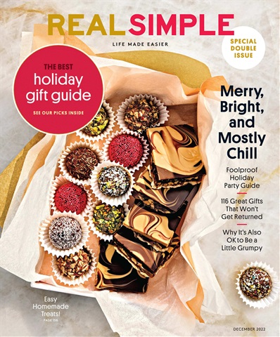 Real Simple issue December 2022