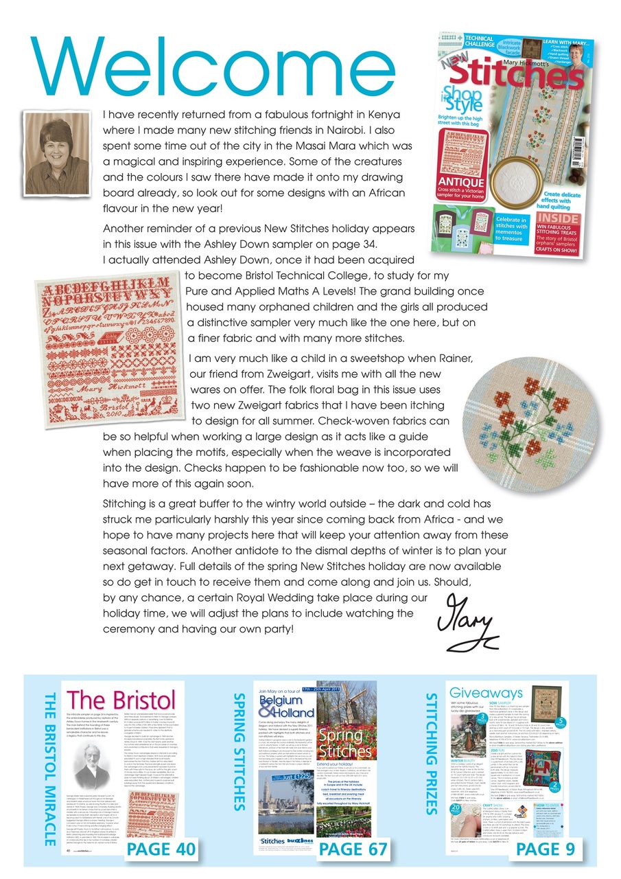 New Stitches Preview Pages