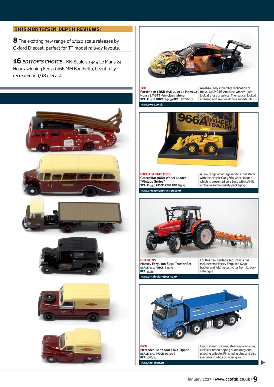 Diecast Collector Preview Pages