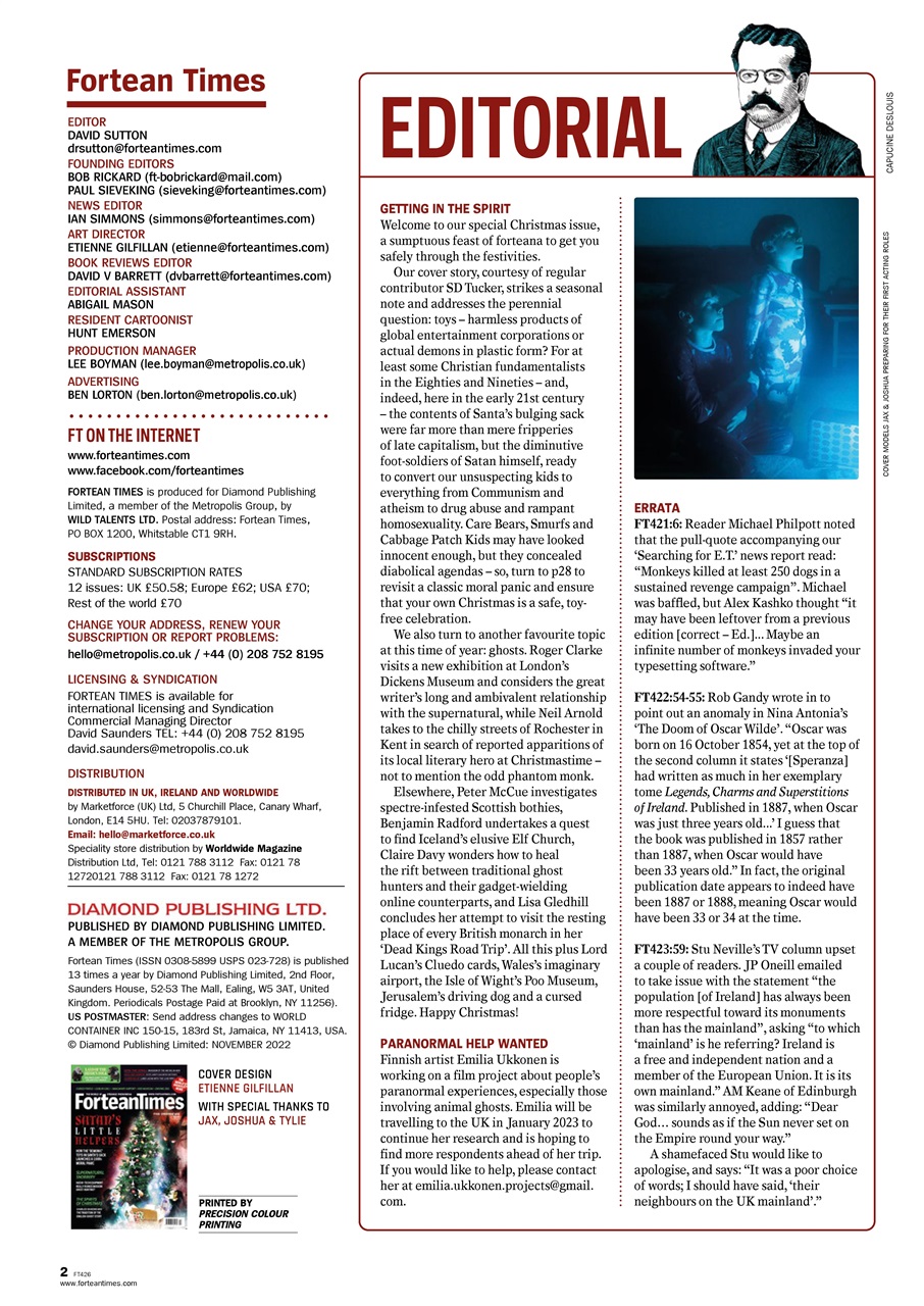 Fortean Times Preview Pages