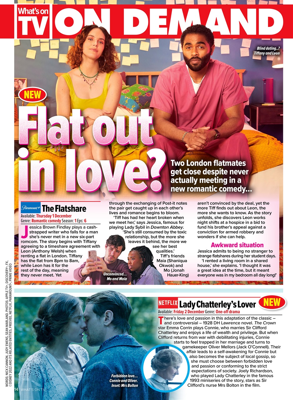 What's on TV Preview Pages