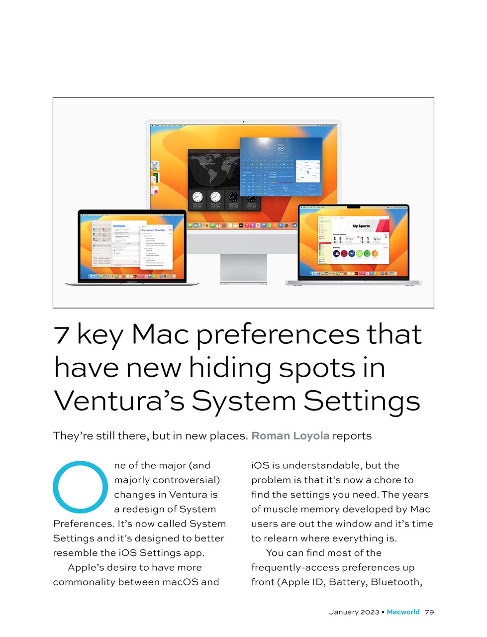 Macworld Preview Pages