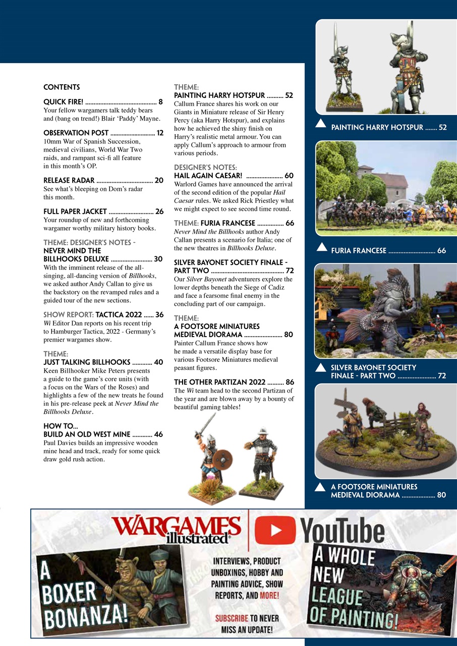 Wargames Illustrated Preview Pages