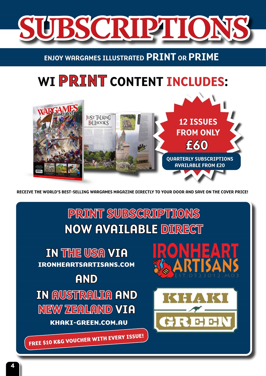 Wargames Illustrated Preview Pages