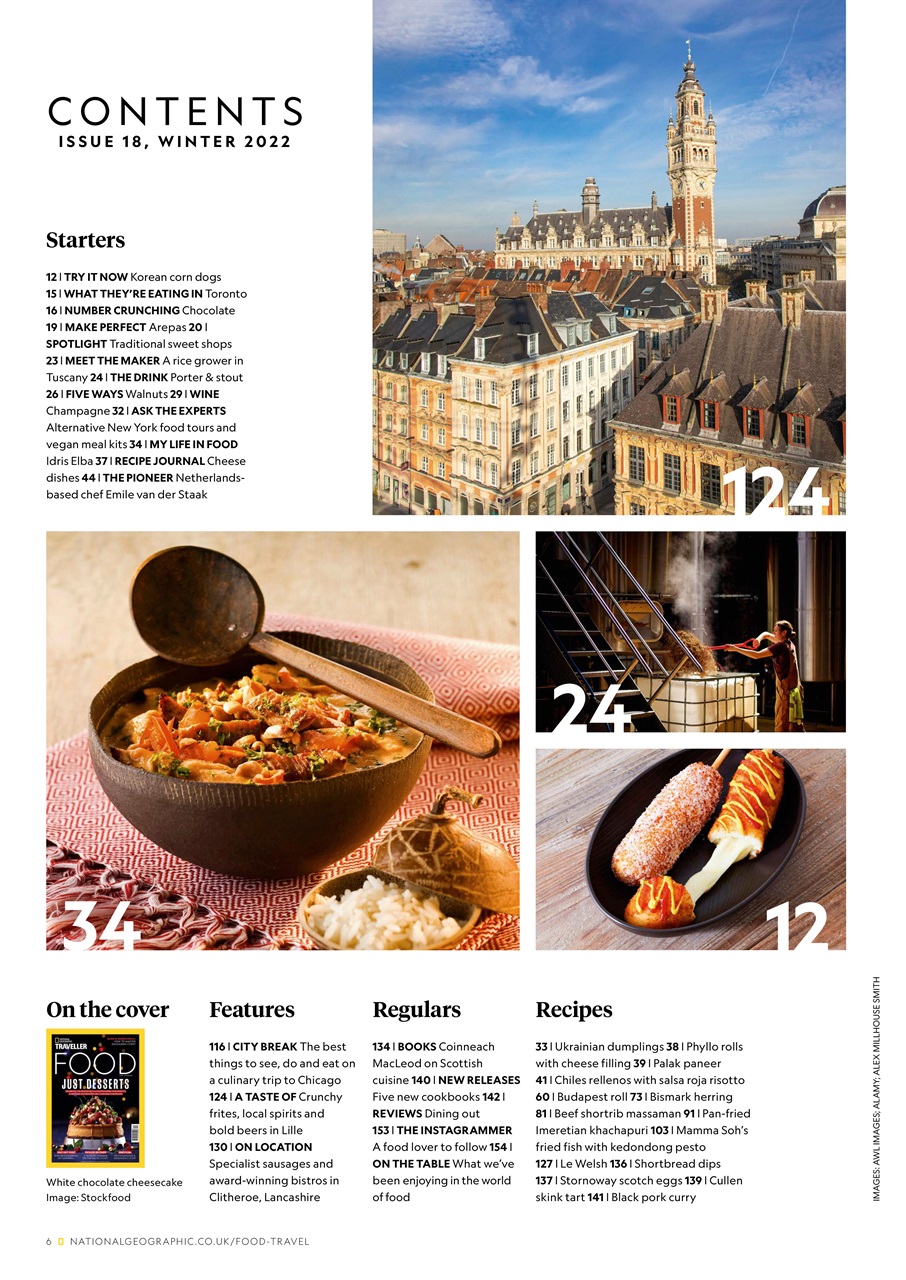 National Geographic Traveller Food Preview Pages