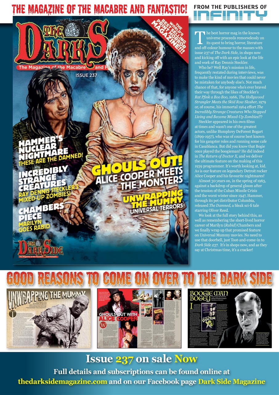 Infinity Magazine Preview Pages