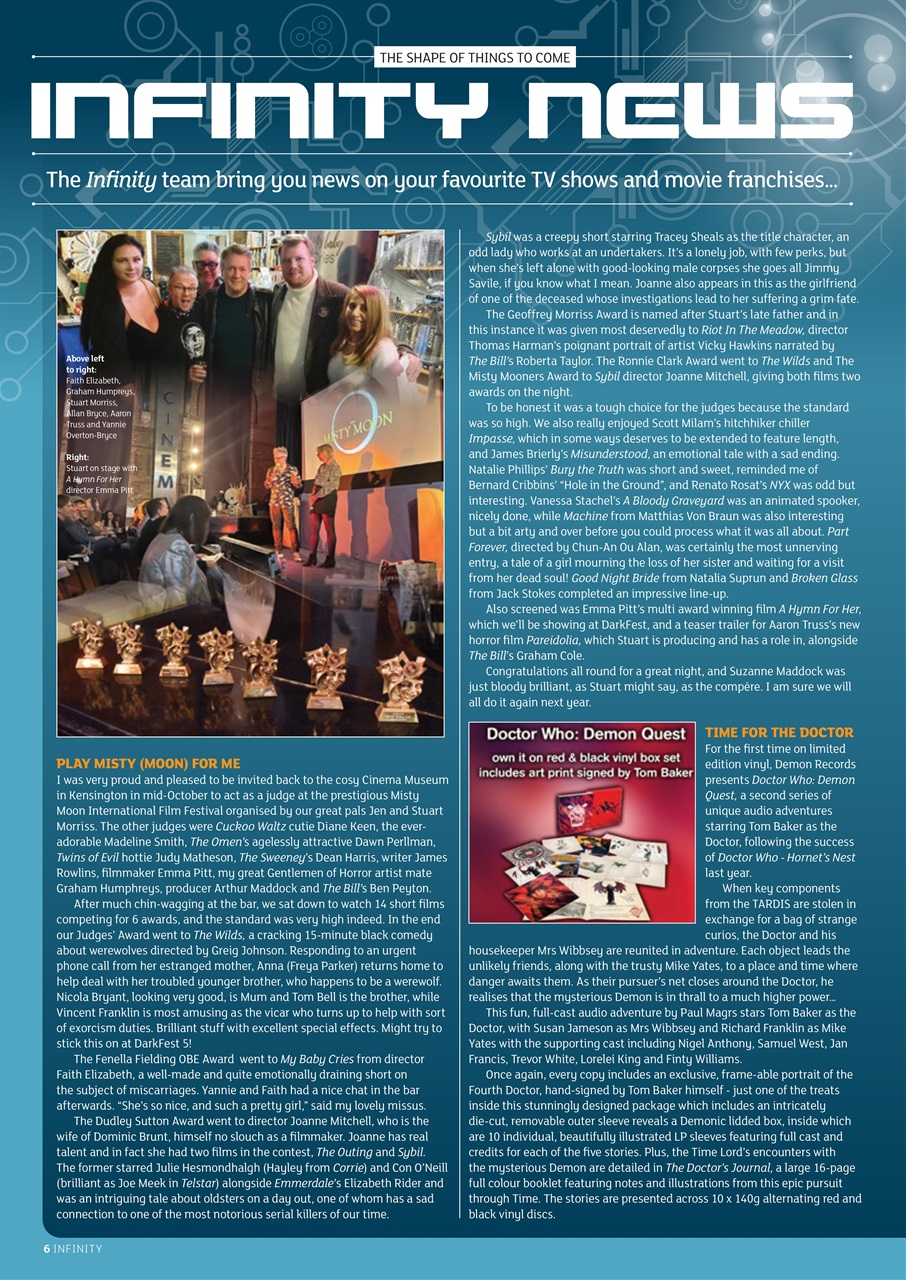 Infinity Magazine Preview Pages