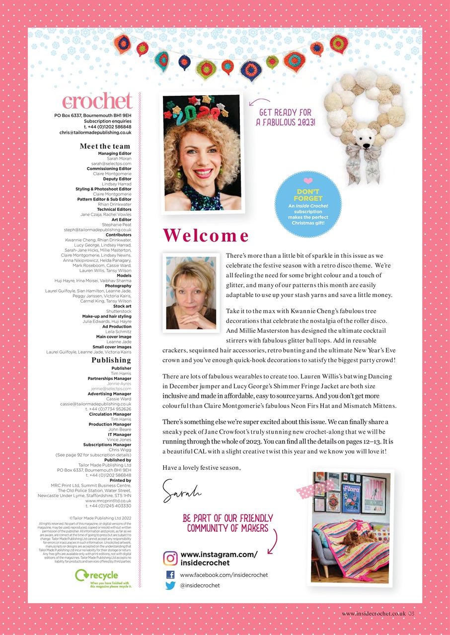 Inside Crochet Preview Pages