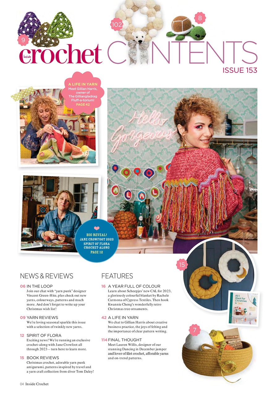 Inside Crochet Preview Pages