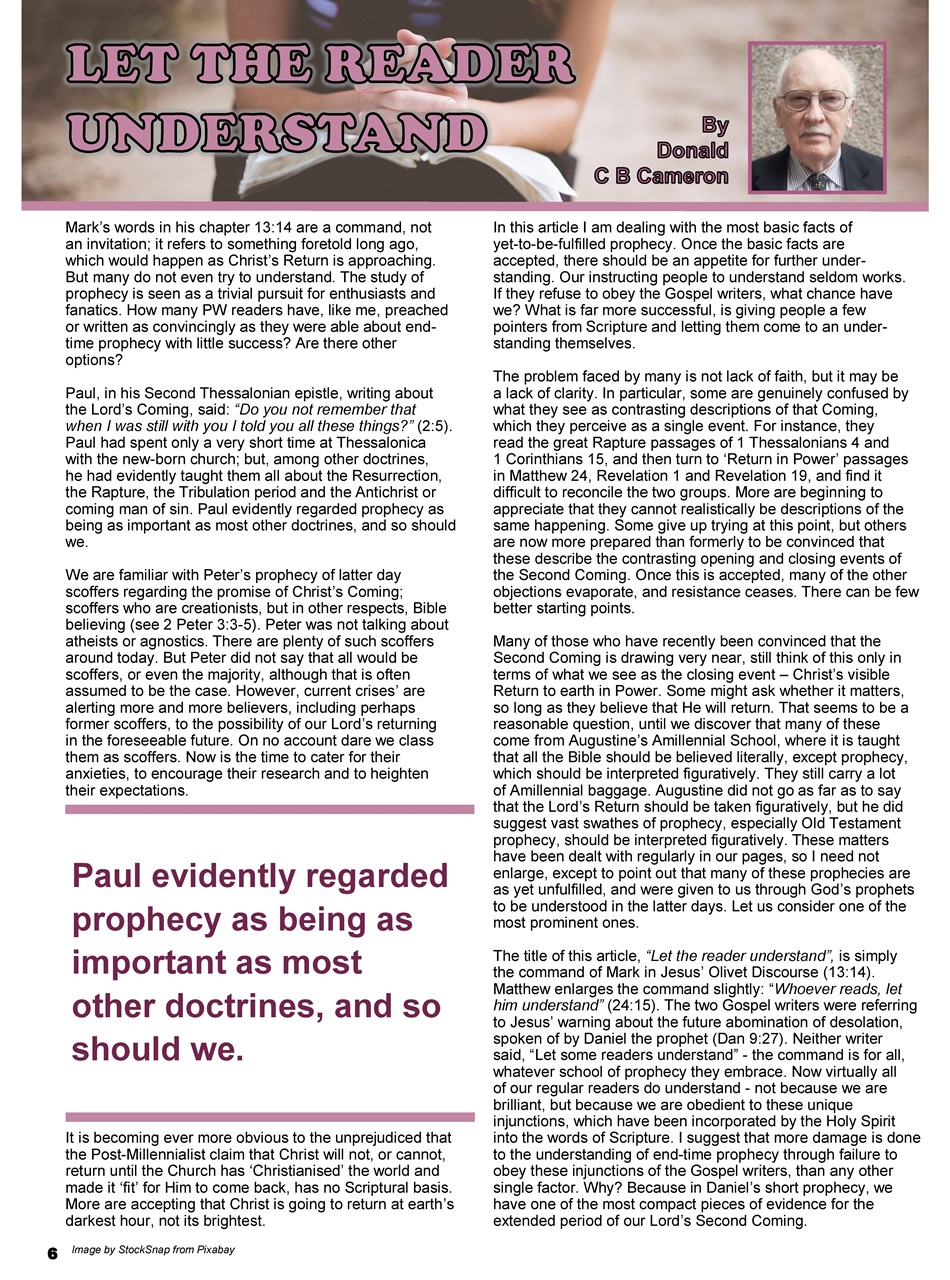 Prophetic Witness Preview Pages