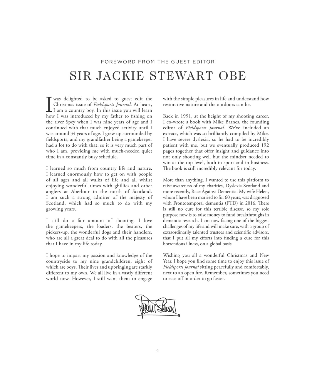 Fieldsports Journal Preview Pages