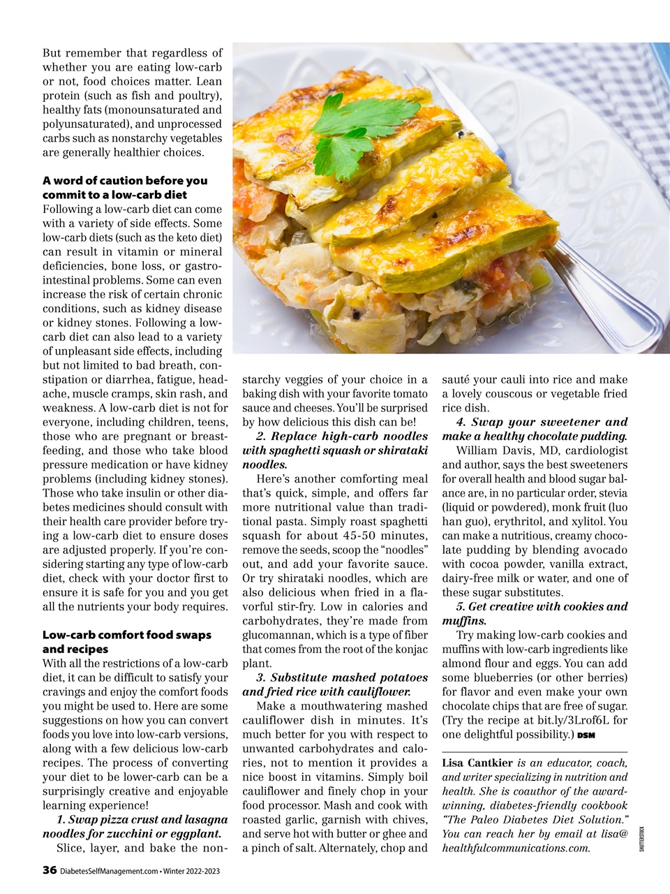 Diabetes Self-Management Preview Pages
