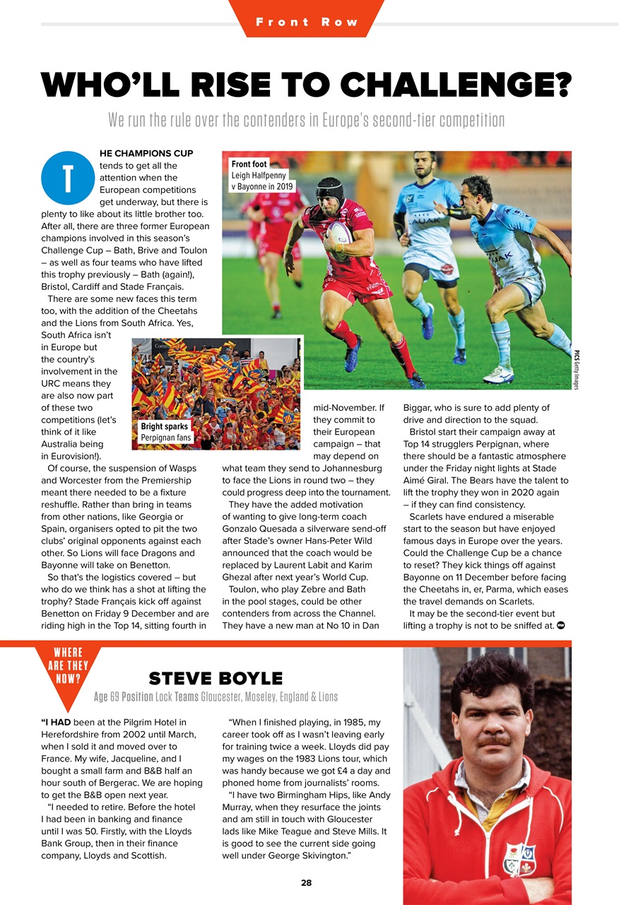 Rugby World Preview Pages