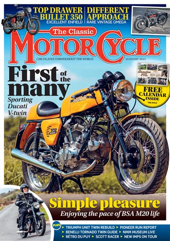 The Classic MotorCycle issue January 2023