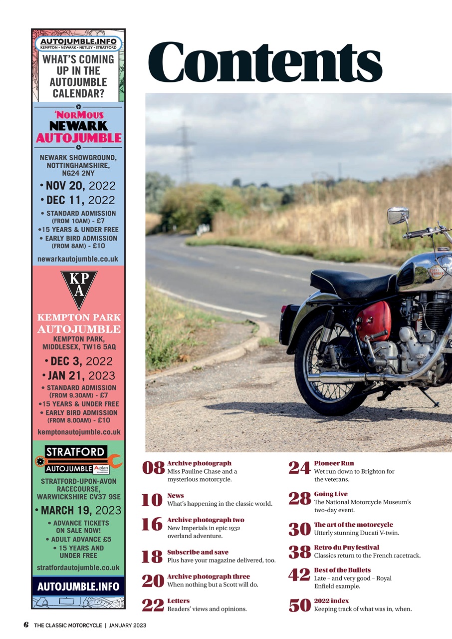 The Classic MotorCycle Preview Pages
