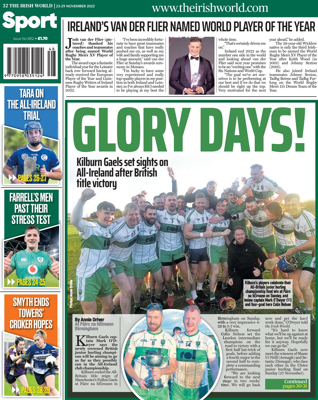 Irish World Preview Pages