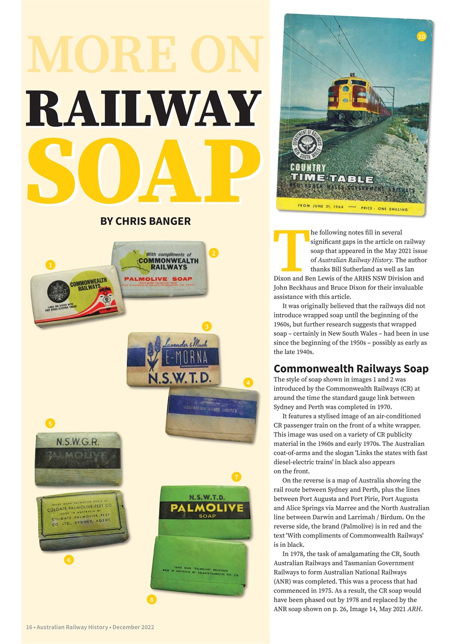 Australian Railway History Preview Pages