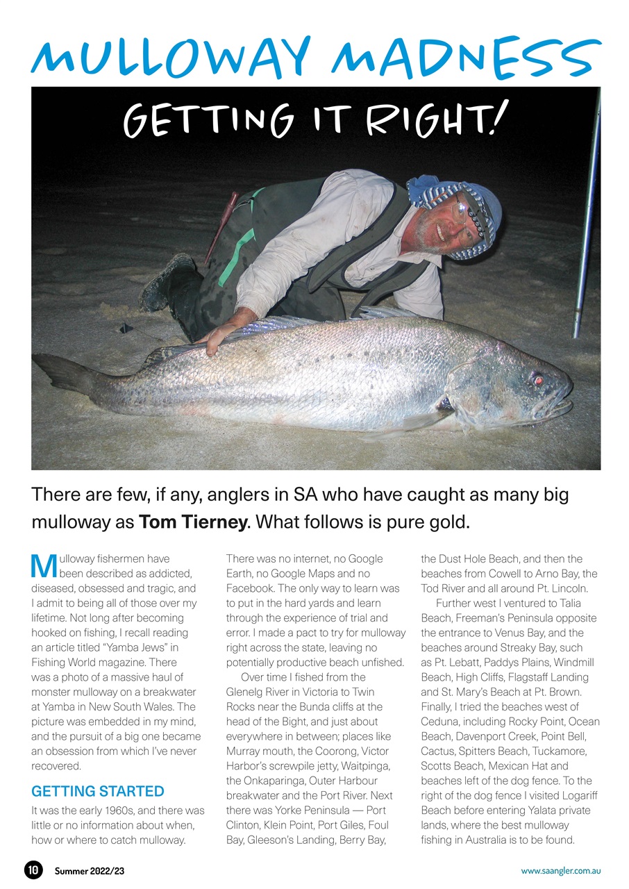 South Australian Angler Preview Pages