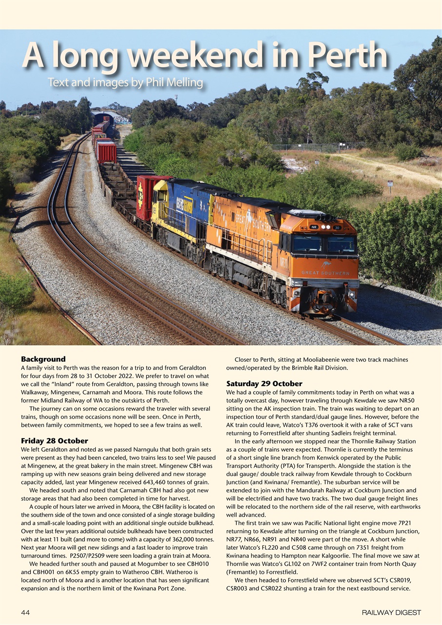 Railway Digest Preview Pages