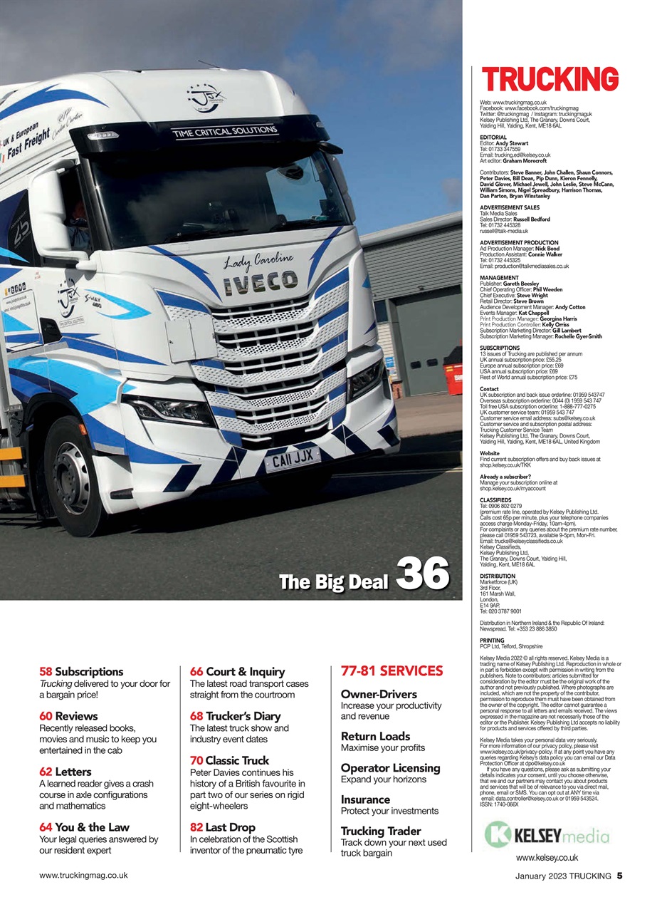 Trucking Magazine Preview Pages