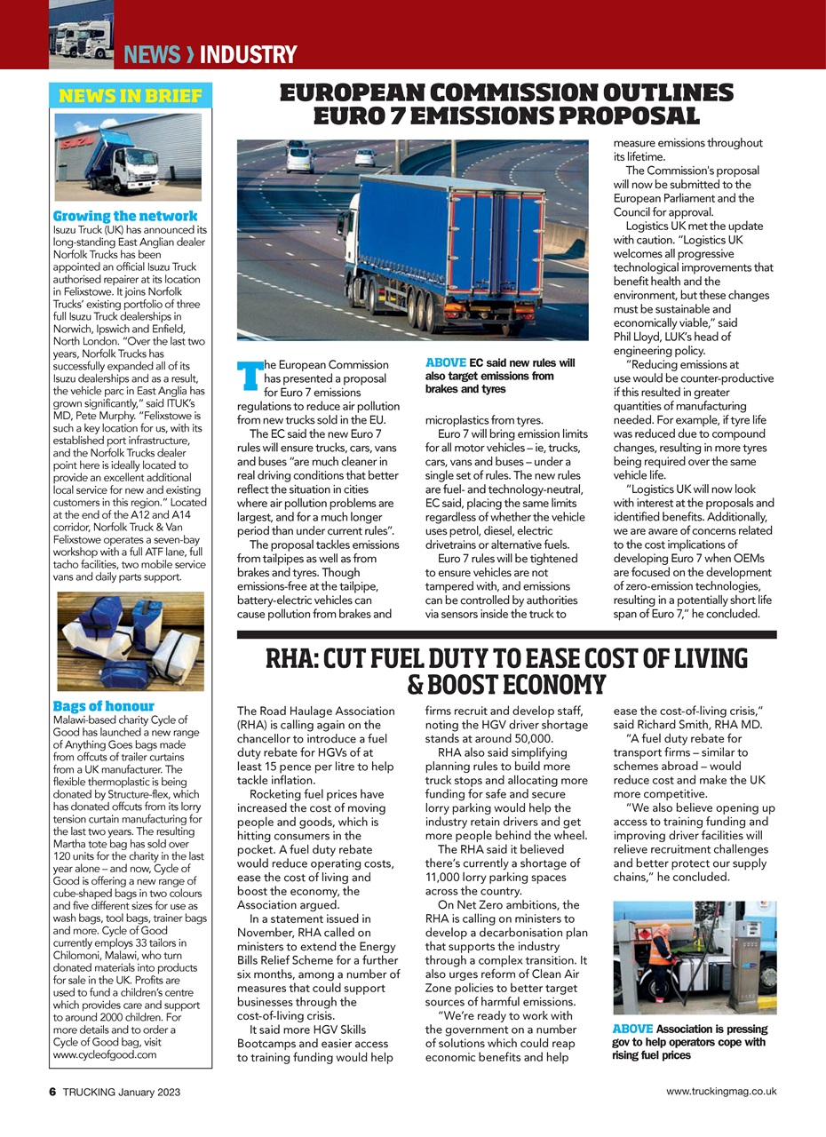 Trucking Magazine Preview Pages