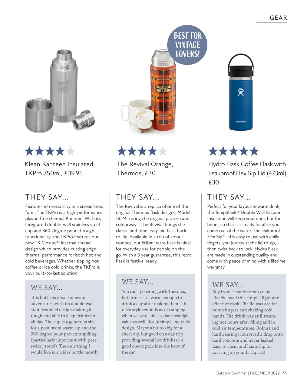 Outdoor Swimmer Preview Pages