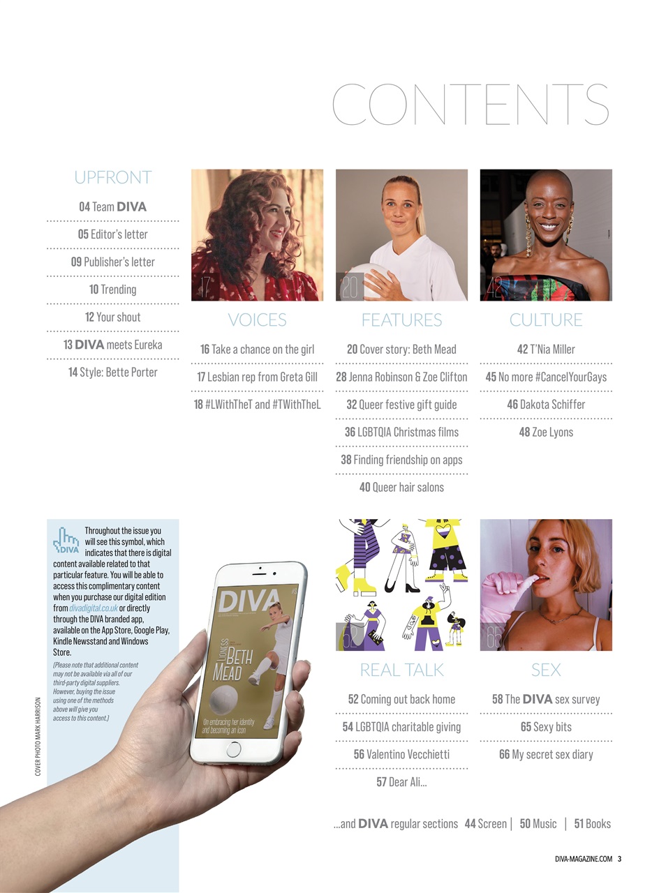 DIVA Magazine Preview Pages