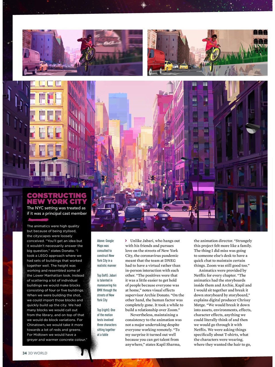 3D World Preview Pages