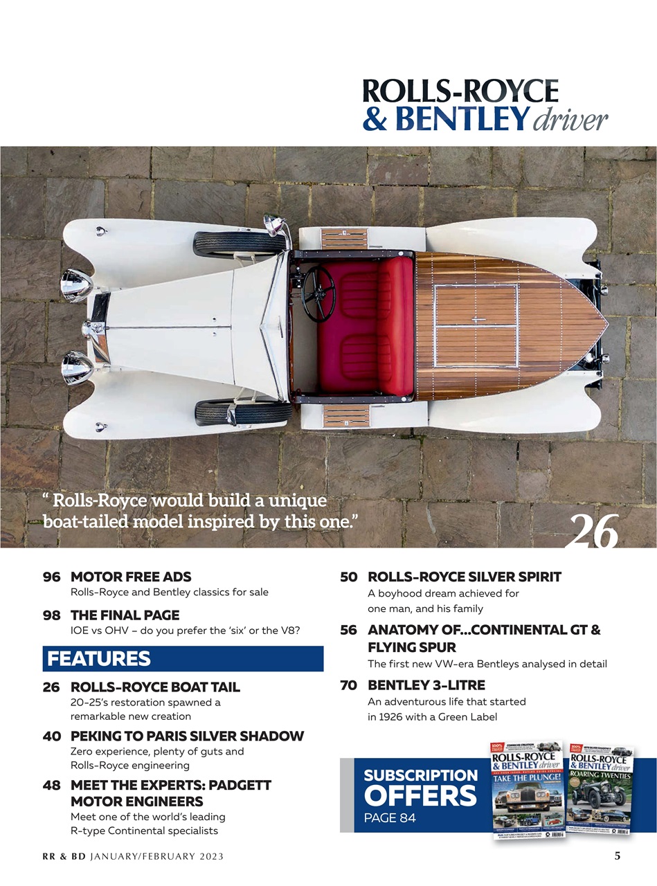 Rolls-Royce & Bentley Driver Preview Pages