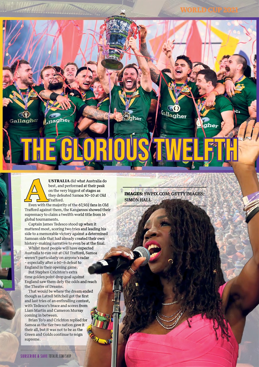 Rugby League World Preview Pages