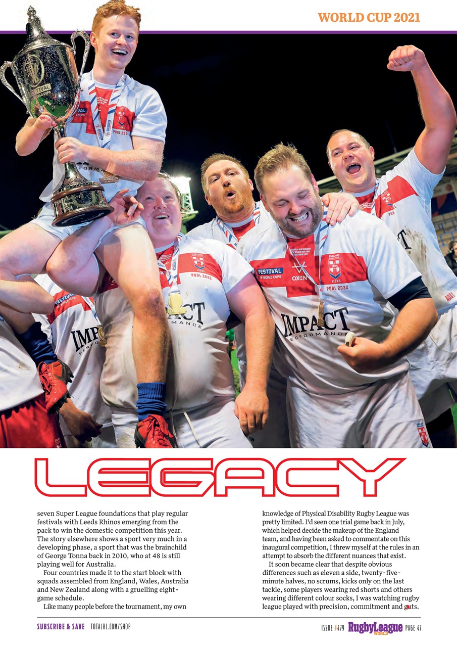 Rugby League World Preview Pages