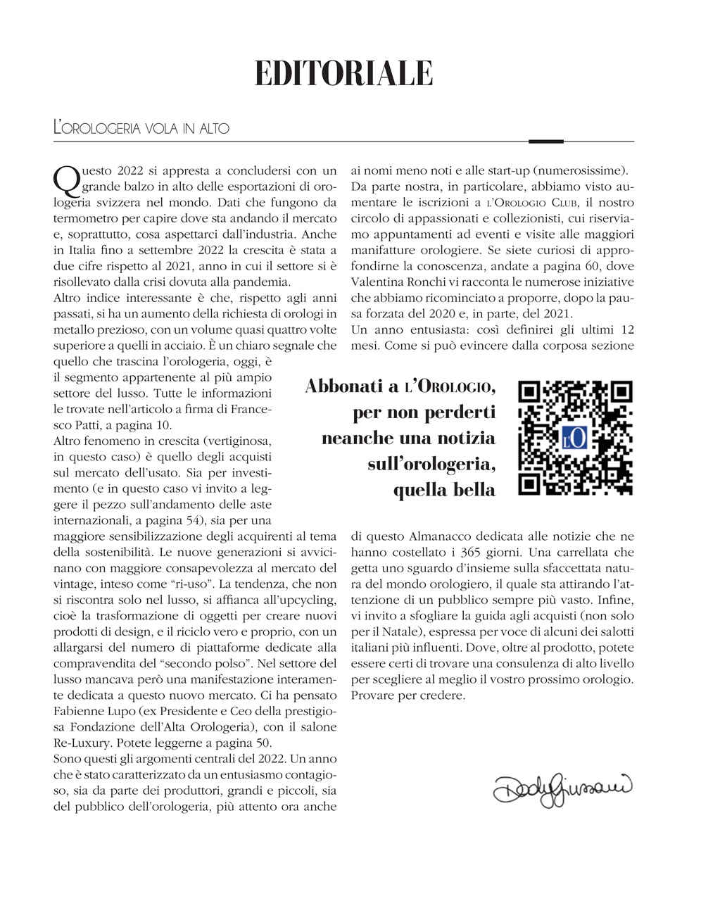 L'Orologio Preview Pages